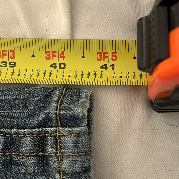 Size 9 candies blue jeans with steel button adornments - Picture 3 of 14